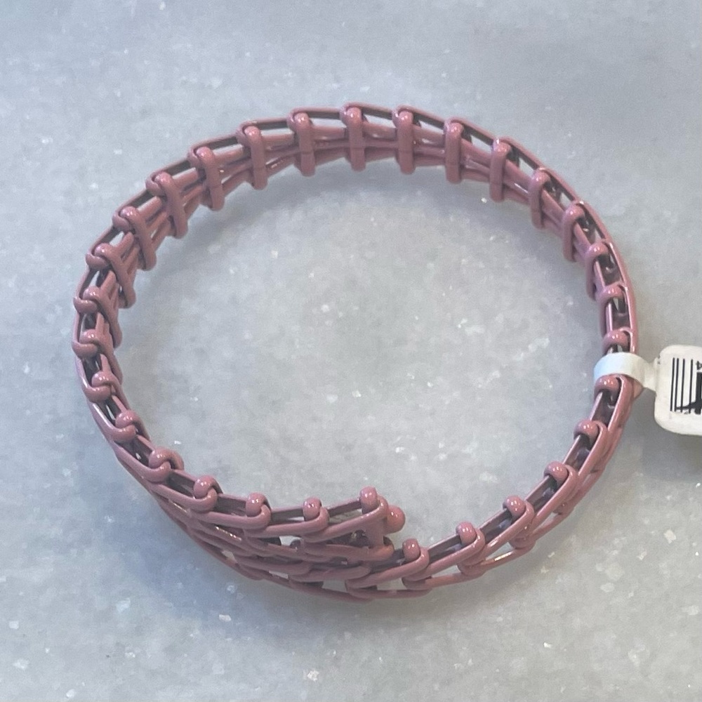 Alex & Ani NWT Chevron Wrap Bracelet in Peony 355